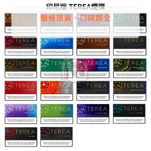 TEREA 煙彈 亞洲印尼版 IQOS ILUMA專用 整條10包 22口味可選，口味：琥珀/葡萄/青檸，產品主圖